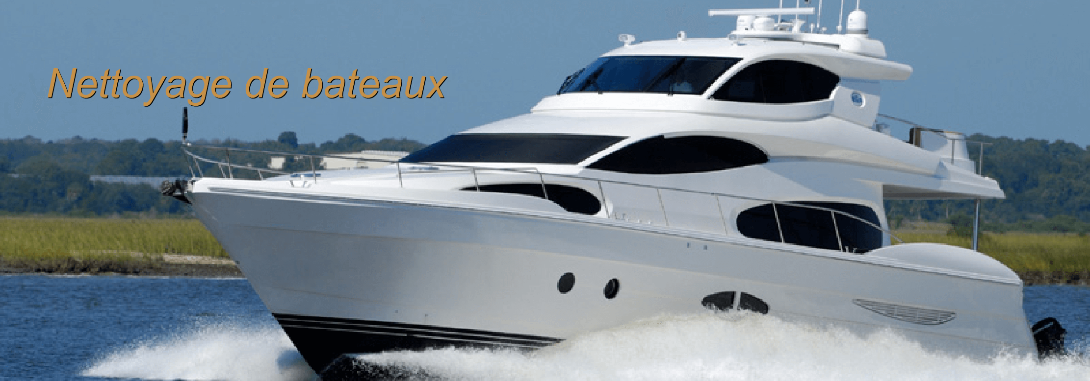 Nettoyage de bateaux